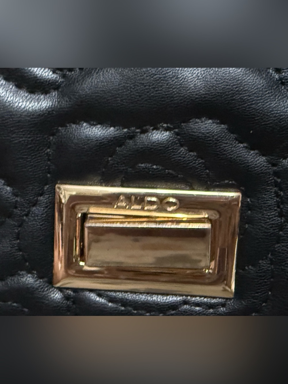 ALDO Black Quilted Floral Crossbody Bag With Charms 🌺🩷🦋 - Picture 3 of 6